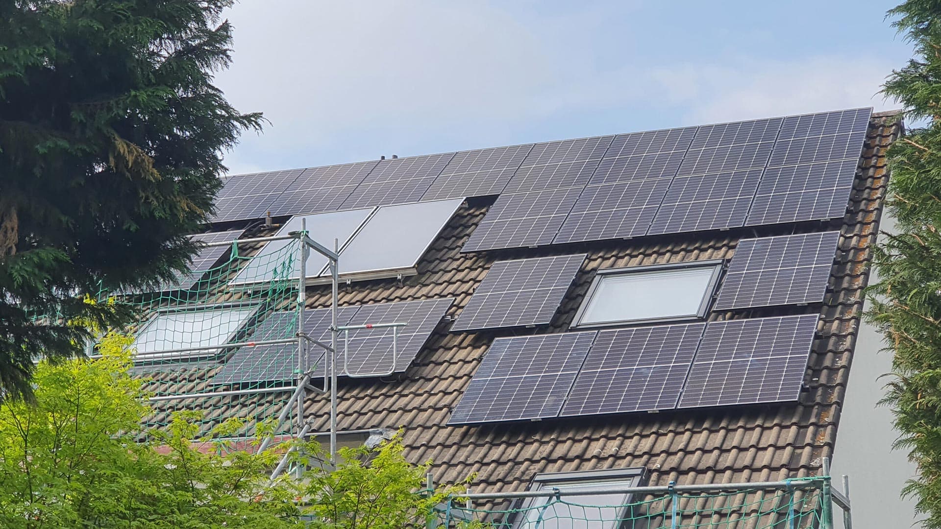 Photovoltaikanlage auf einem Haus in Castrop-Rauxel
